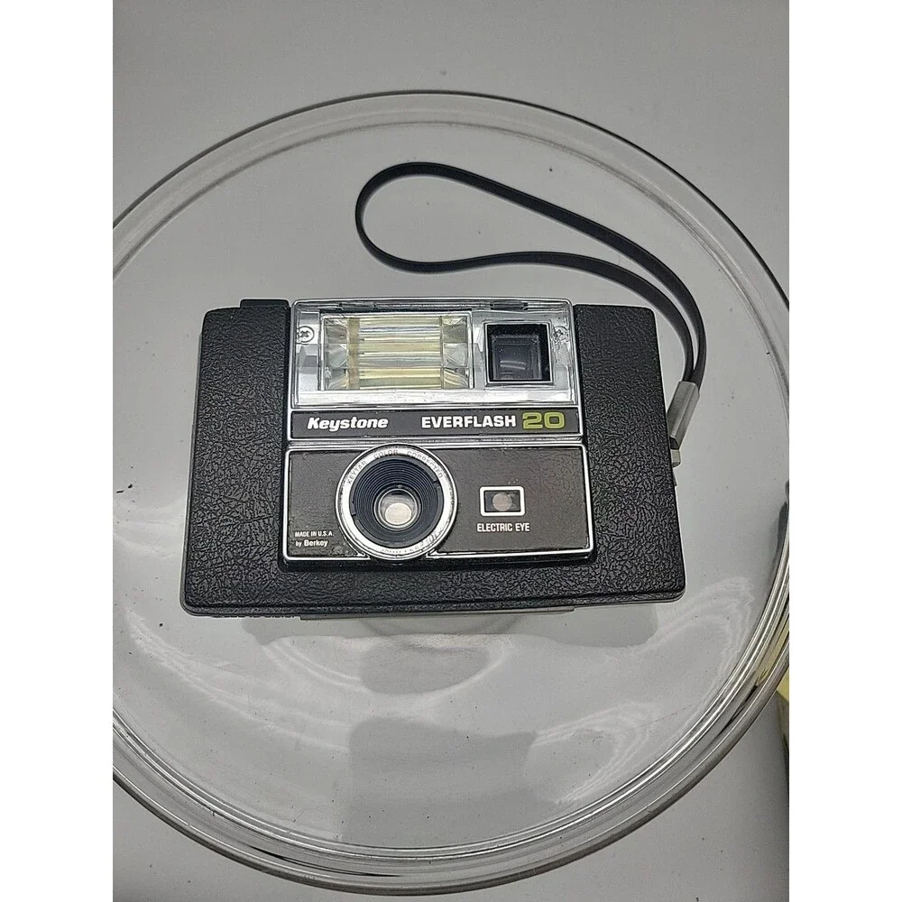 Vintage ~ Keystone ~ Everflash 20 Camera ~ With Box & Manual Electric Eye